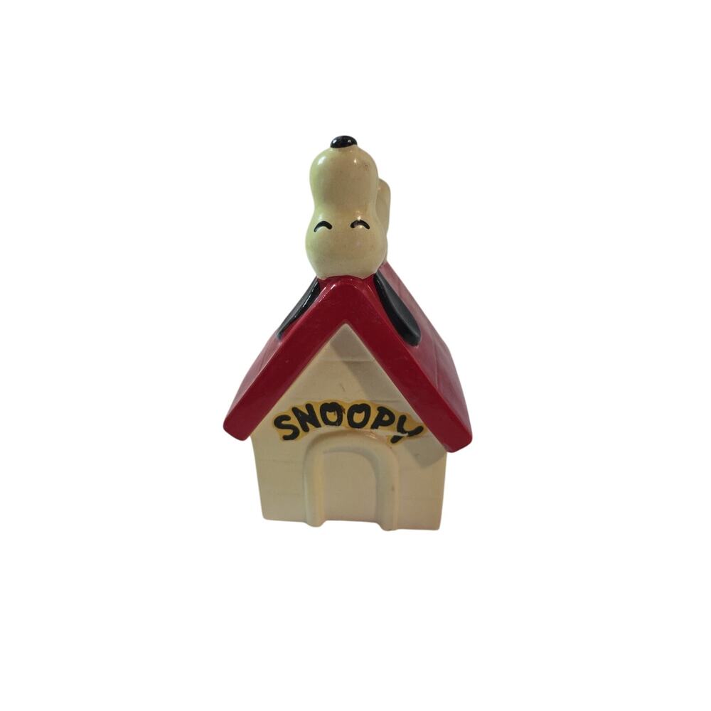 SNOOPY PEANUTS Dog House Bank Determined Productions JAPAN VINTAGE